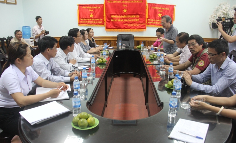 Hội Văn học Nghệ thuật các Dân tộc thiểu số Việt Nam tham gia trại sáng tác tại huyện Krông Năng